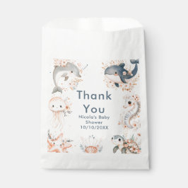 Bolsa De Papel Under The Sea Animals Birthday Party