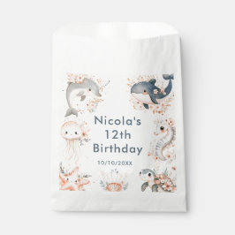 Bolsa De Papel Under The Sea Animals Birthday Party