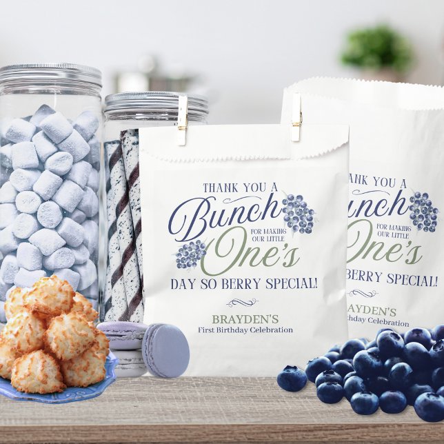 Bolsa De Papel Uno En Un Berry Primer Cumpleaños (Subido por el creador)