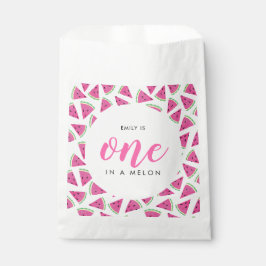 Bolsa De Papel Uno en un melón 1er cumpleaños