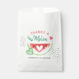Bolsa De Papel Uno En Un Melón | Cumpleaños Gracias Por Favor De