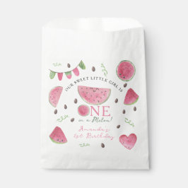 Bolsa De Papel Uno en un Melón Cute Chica primer cumpleaños