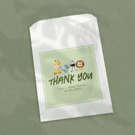 Bolsa De Papel Uno Salvaje Está En Camino De Safari Baby Shower