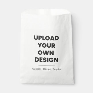 Bolsa De Papel Upload Your Own Design Here | Custom Template
