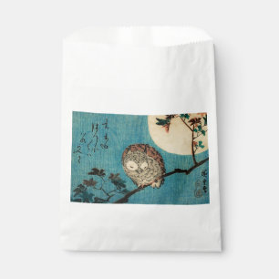 Bolsa De Papel Utagawa Hiroshige - Lechuza bocina en rama de arce