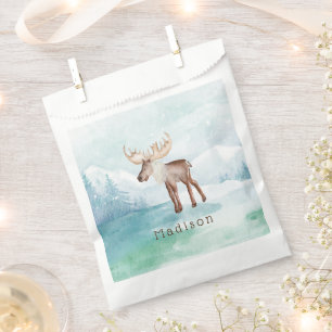 Bolsa De Papel Vacaciones personalizadas de alce suave