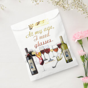 Bolsa De Papel Vajilla de vino para beber de SlipperyJoe's juego