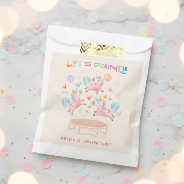 Bolsa De Papel Vamos a rebotar saltando el cumpleaños de los niño (Subido por el creador)