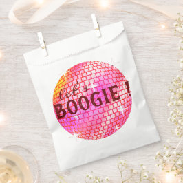 Bolsa De Papel ¡Vamos Boogie! bola disco rosada