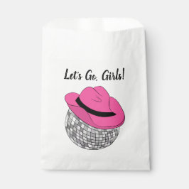 Bolsa De Papel Vamos Chicas Disco Cowgirl Bachelorette Party