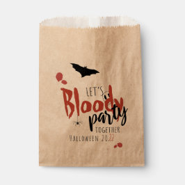 Bolsa De Papel Vamos fiesta sangriento juntos - personalizar el a