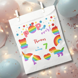 Bolsa De Papel ¡Vamos! Pastel pop it cumpleaños kid