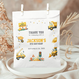 Bolsa De Papel Vehículos De Construcción Dump Camión