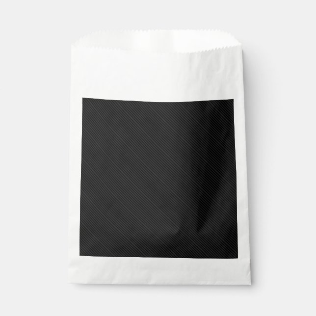 Bolsa De Papel Velvet negro (Anverso)