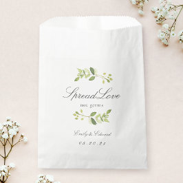 Bolsa De Papel Verdor Boda Bridal Shower Face Mask Storage