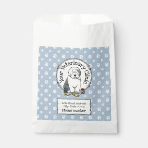 Bolsa De Papel Veterinario Oveja Inglés Gray 1 Cute Vet