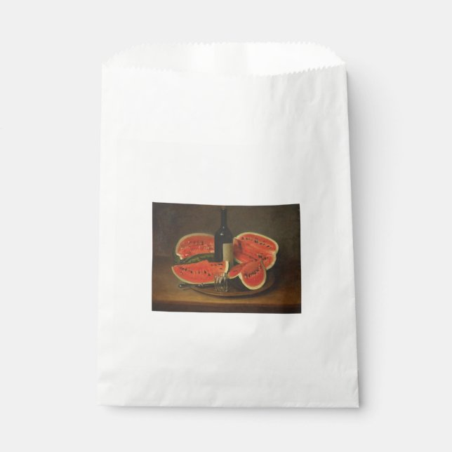 Bolsa De Papel Vida muerta con sandías (por Constantin Stahi) (Anverso)
