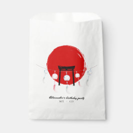 Bolsa De Papel Viento de la fiesta de cumpleaños de Hibachi prome