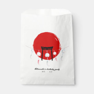 Bolsa De Papel Viento de la fiesta de cumpleaños de Hibachi prome