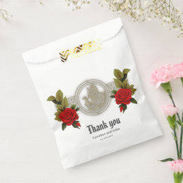 Bolsa De Papel Viking místico encanto con elegantes nudos celtas.