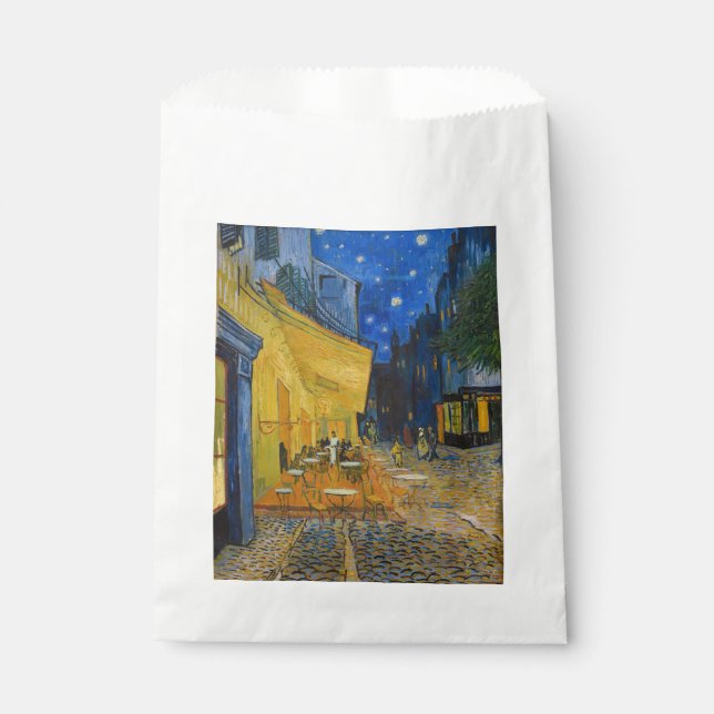 Bolsa De Papel Vincent van Gogh - Cafe Terrace de noche (Anverso)