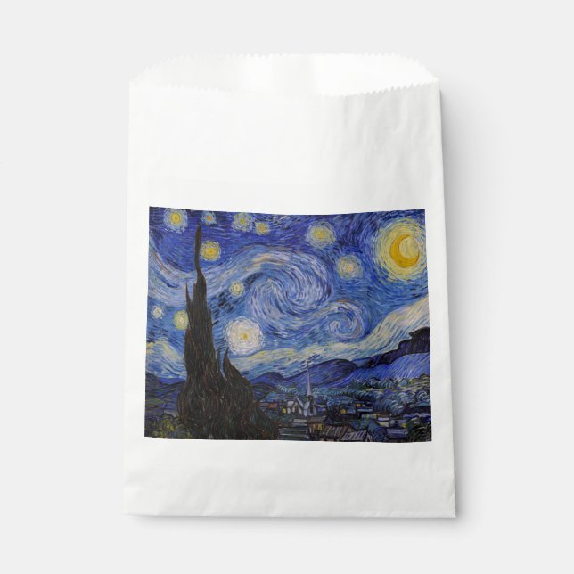 Bolsa De Papel Vincent Van Gogh - La noche estrellada (Anverso)