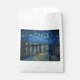 Bolsa De Papel Vincent van Gogh - Noche estrellada sobre el Ródan
