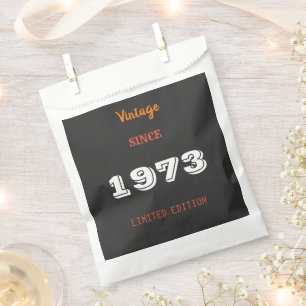 Bolsa De Papel Viñeta edición limitada de 1973 50º cumpleaños