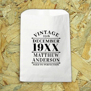 Bolsa De Papel Viñeta personalizada de edad avanzada