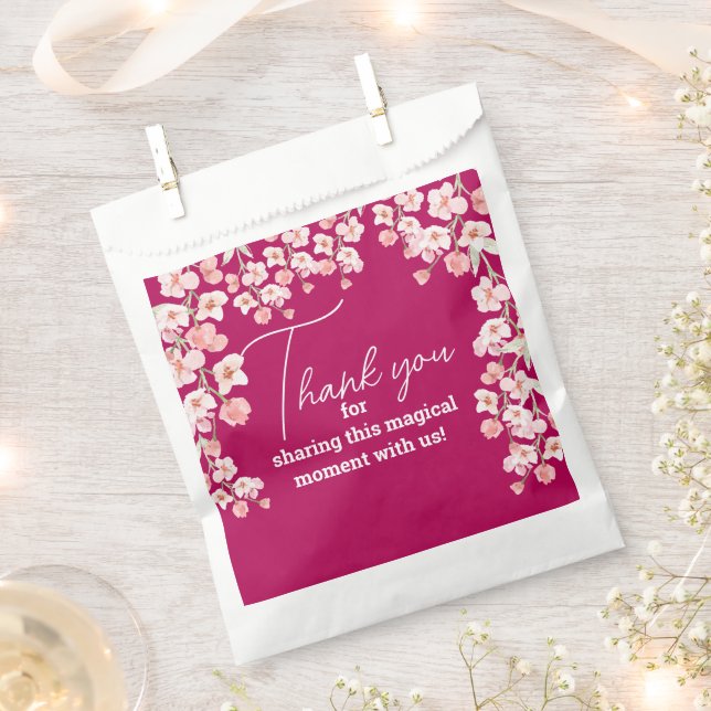 Bolsa De Papel Vino de flor (Cortado)