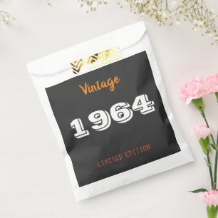 Bolsa De Papel Vintage 1964 Limited Edition 62nd Birthday Party