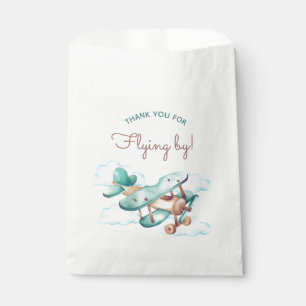Bolsa De Papel Vintage Airplane Birday Party