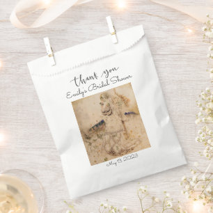 Bolsa De Papel Vintage Art Nouveau Floral Bridal Shower