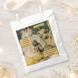 Bolsa De Papel Vintage Bridesmaid Personalizado Gracias Regalo
