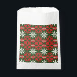 Bolsa De Papel Vintage Christmas/winter con estampado<br><div class="desc">festivo</div>