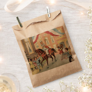 Bolsa De Papel Vintage del caballo de Sinterklaas del holandés