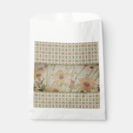 Bolsa De Papel Vintage Floral Watercolor