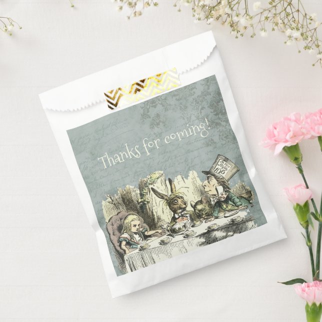 Bolsa De Papel Vintage Wonderland Tea Fiesta (Sellado)