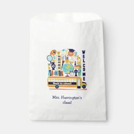 Bolsa De Papel Volver a la escuela personalizado bolsos de favore
