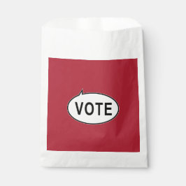 Bolsa De Papel VOTAR - Rojo