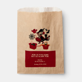 Bolsa De Papel Wandering Witch Halloween Spider Niños Web Cumplea