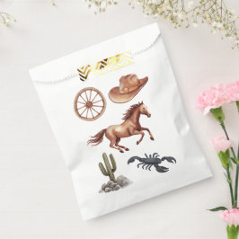 Bolsa De Papel Watercolor Arte de niños occidentales