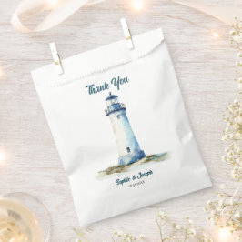 Bolsa De Papel Watercolor Coastal New England Wedding