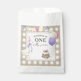 Bolsa De Papel Watercolor Goose 1º cumpleaños