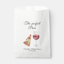 Bolsa De Papel Watercolor Perfect Pair Bridal Shower