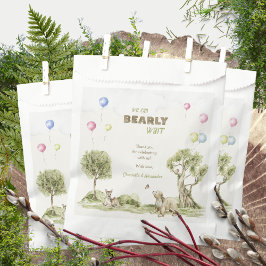 Bolsa De Papel Watercolor Woodland Bearly Wait Whimsical