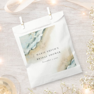 Bolsa De Papel Wave Wave Sand Beach Nautical Bridal Shower