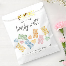 Bolsa De Papel We Can Bearly Wait Gummy Bears Baby Shower