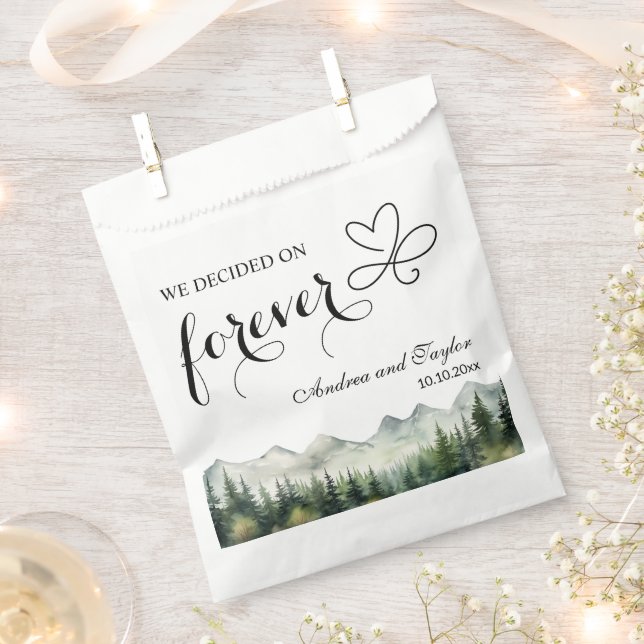 Bolsa De Papel We decided on Forever Elegant Wedding (Cortado)