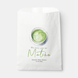 Bolsa De Papel We love you so Matcha Baby Shower